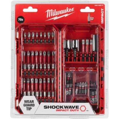 Afbeelding van Milwaukee Bitset Shockwave 70 Delig Packout Box