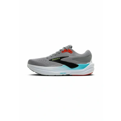 Afbeelding van Brooks Ghost MAX 3 Hardloopschoenen voor op de weg, Heren, Maat: 46, Primer grey/antartica/red Schoenen