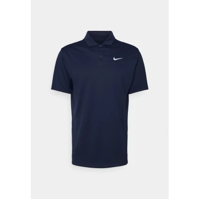 Afbeelding van Nike Performance Solid Poloshirt, Heren, Maat: XS, Obsidian/white