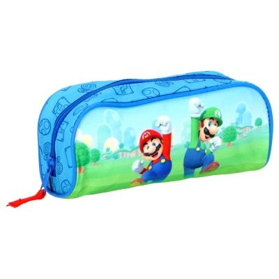 Afbeelding van Super Mario Etui Blauw