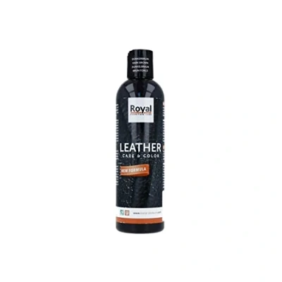 Afbeelding van royal furniture care leather color 250ml, donkerbruin