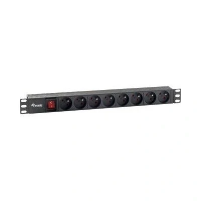 Afbeelding van Equip Stekkerdoos 19&quot; (1HE) 8 voudig CEE7/5 1,8m