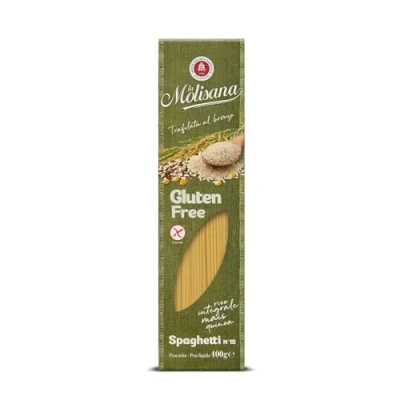Image de La Molisana, Spaghetti No 15 sans gluten Pâtes Trafilées au bronze avec riz intégral, maïs et quinoa Lot de 400 g