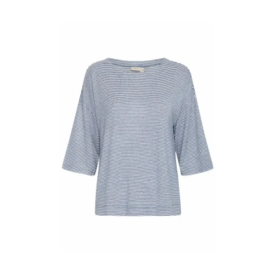 Afbeelding van Fransa Cisco Longsleeve, Dames, Maat: Large, Vintage indigo mix