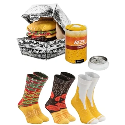 Afbeelding van Rainbow Socks Sushi Pulpo Pampanito Maki damessokken 3 paar, Meerkleurig