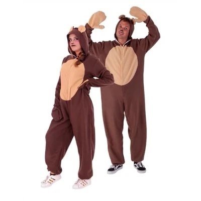 Afbeelding van Rubie&#039;s S8442 Beerkostuum voor volwassenen, taupe, effen, meerkleurig, één maat