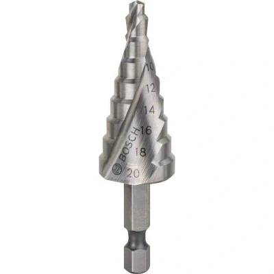 Afbeelding van Bosch Trappenboor HSS 9 traps diameter 4 20mm