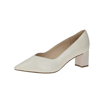 Afbeelding van Caprice Klassieke pumps, Dames, Maat: 38, Cream perlato Leer