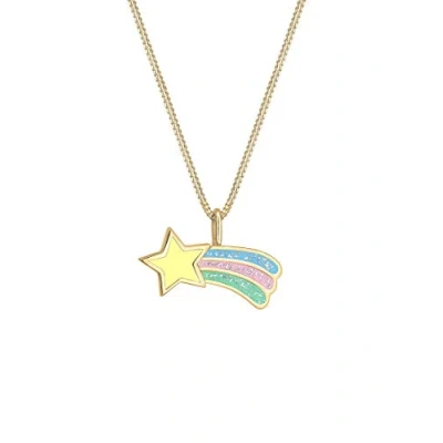 Afbeelding van Elli Sternschnuppe Emaille Ketting voor kinderen, Maat: 36, Gold