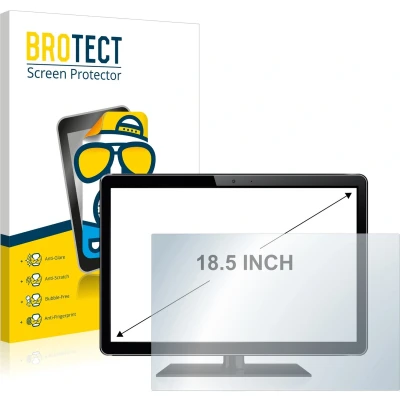 Afbeelding van BROTECT Screenprotector voor Industriële Monitoren met 18.5 inch Schermen [410 mm x 231 mm, 16:9] Folie Beschermfolie matte