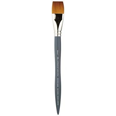 Afbeelding van Winsor &amp; Newton Pro Aquarel synthetische kwast, plat, kort, 25 mm