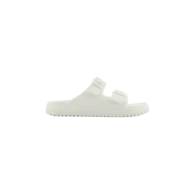 Afbeelding van Armani Exchange Badslippers, Heren, Maat: 43, Bianco Polyester
