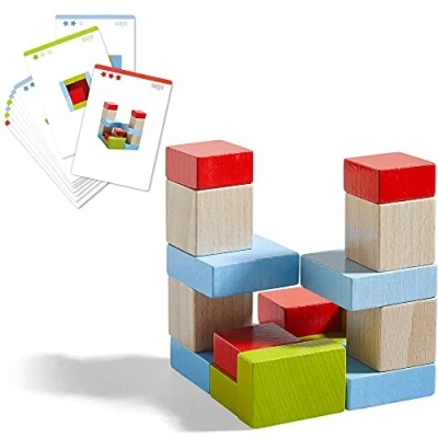 Afbeelding van Haba Stapelblokken 3d compositie 15 Cm Junior Hout 26 delig