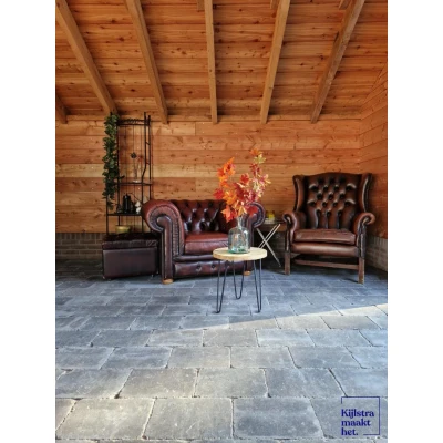 Afbeelding van Trommel 20x30x6 cm oud drachten
