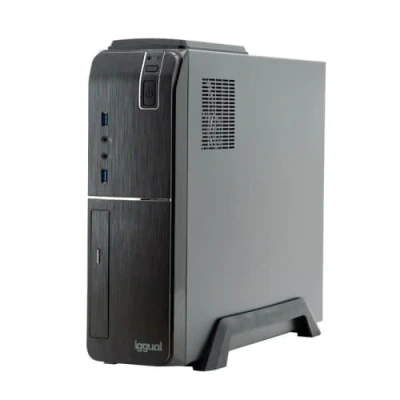 Image de Mini PC iggual SFF PSIPCH601 Intel Core i3 10100 8Go RAM DDR4 240Go SSD Win 10 Home Gris