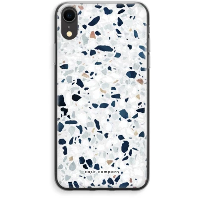 Afbeelding van Case Company® hoesje geschikt voor iPhone XR Terrazzo N1 Soft Cover Telefoonhoesje Bescherming aan alle Kanten en Schermrand