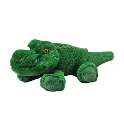 Afbeelding van Pluche knuffel dieren Eco kins krokodil van 26 cm. Wildlife speelgoed knuffelbeesten Cadeau voor kind/jongens/meisjes