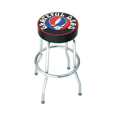Afbeelding van Rocksax Grateful Dead Logo Barkruk Zwart
