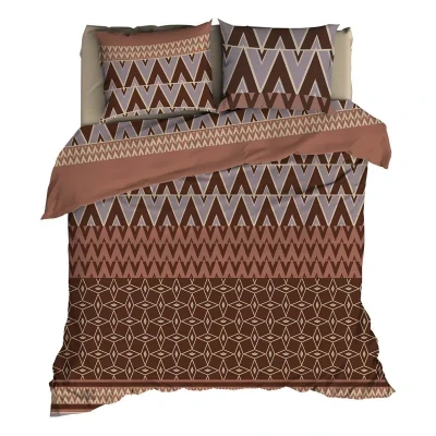 Afbeelding van Romanette Lombok Dekbedovertrek Tweepersoons 200x200/220 cm Brick