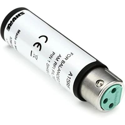 Afbeelding van Shure RF A15RF filter, XLR ingang en uitgang, fantoomvoeding