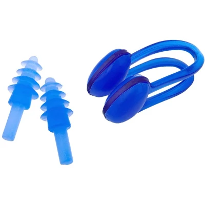Afbeelding van SportX Junior Neusclip en Oordopjes 2 Sterren Blauw