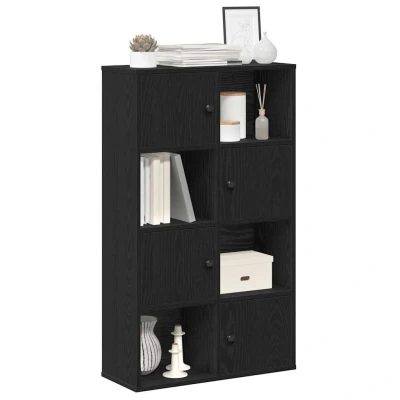 Afbeelding van vidaXL Boekenkast 60x24x101,5 cm bewerkt hout zwart eikenkleurig