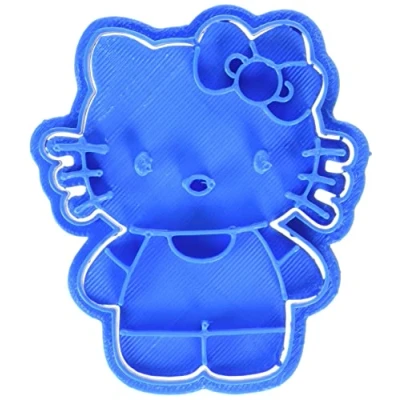 Afbeelding van Cuticuter Hello Kitty uitsteekvorm voor koekjes, blauw