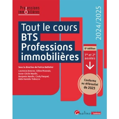 Image de Tout le cours BTS Professions immobilières