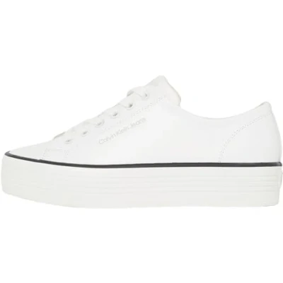 Afbeelding van Calvin Klein Jeans BOLD Sneakers laag, Dames, Maat: 37, Bright white/black Leer