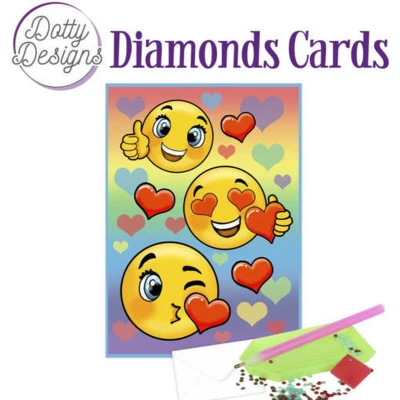 Afbeelding van Smileys Diamond Cards by Dotty Designs