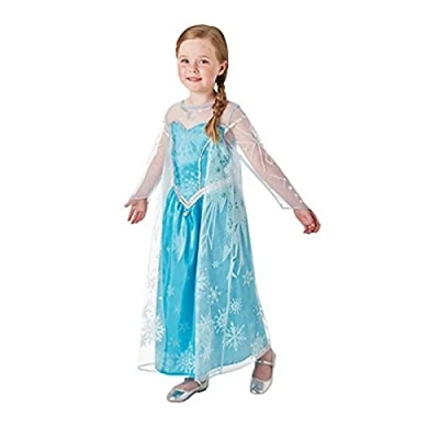 Afbeelding van Rubies Disney luxe kostuum Elsa maat M I 630034M, blauw