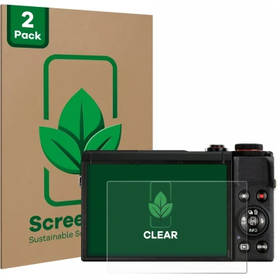 Afbeelding van ScreenLeaf Screenprotector voor Canon PowerShot G7 X Mark III Duurzame schermbescherming Folie Beschermfolie transparant (2 Stuks)
