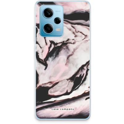 Afbeelding van Case Company® hoesje geschikt voor Xiaomi Redmi Note 12 Pro 5G Roze stroom Soft Cover Telefoonhoesje Bescherming aan alle Kanten en Schermrand
