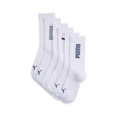Afbeelding van Uniseks crewsokken (set van 3), Wit, Maat 39 42 PUMA