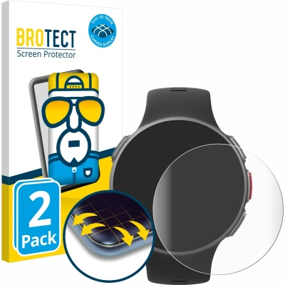 Afbeelding van BROTECT Screenprotector voor Polar Vantage V / Titan Folie Beschermfolie transparant volledig dekking (2 Stuks)