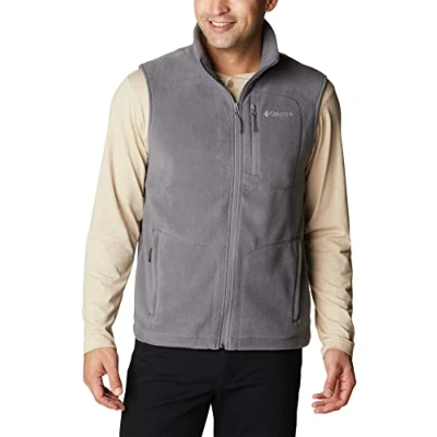 Afbeelding van Columbia Fast Trek Fleece Vest Heren, grijs Maat XXL
