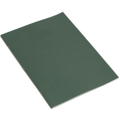 Afbeelding van RHINO 48 pagina&#039;s A4 5 mm vierkant schrift beschermhoes voor mobiele telefoon (pak van 10) donkergroen