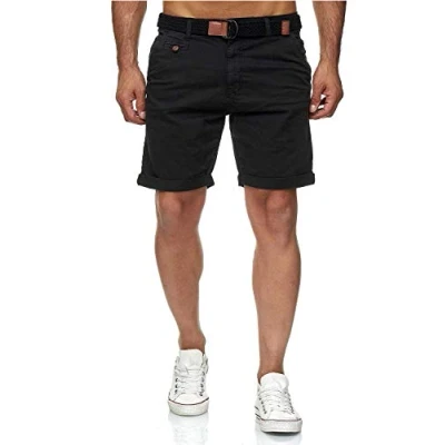 Afbeelding van Indicode Conor katoenen shorts voor heren, zwart., L