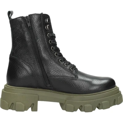 Afbeelding van PS. POELMAN Dames Veterschoenen Hoog zwart Maat 37