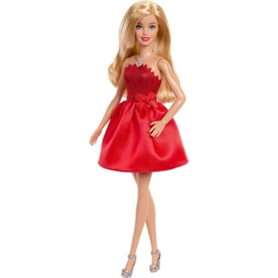 Afbeelding van Barbie Mattel 80th Anniversary Ruby Red Doll