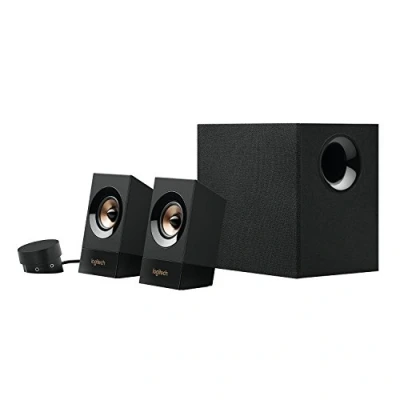Afbeelding van Logitech Z533 2.1 luidsprekersysteem met subwoofer, piekvermogen 120 W, 3,5 mm ingang, hoofdtelefoonaansluiting, meerdere apparaten, bediening op de besturingseenheid, UK stekker,