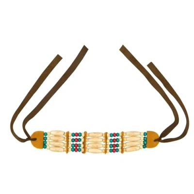 Afbeelding van Boland Choker Dyami Volwassenen Vrouwen Indiaan Cowboy