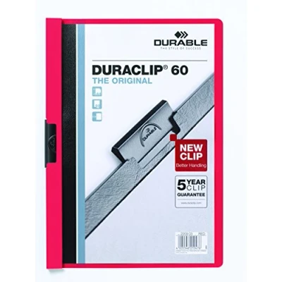 Afbeelding van Klemmap Durable Duraclip A4 6mm 60 vellen rood