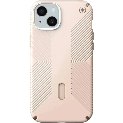 Afbeelding van Speck, Estuche Presidio2 Grip Click Lock para Geschikt voor Apple iPhone 15 Plus/14 Plus, Beige