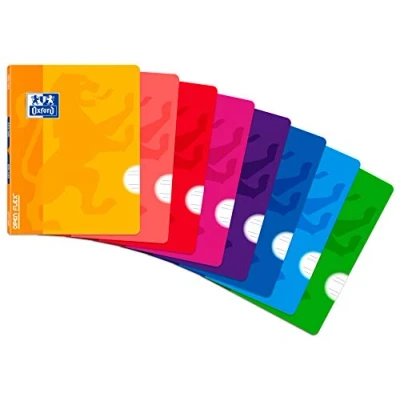 Afbeelding van OXFORD OPENFLEX notitieboek A5+, formaat 3,5 met rand, 48 vellen 90 g/m², diverse kleuren