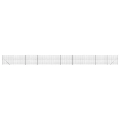 Afbeelding van vidaXL Draadgaashek met flens 1,8x25 m antracietkleurig