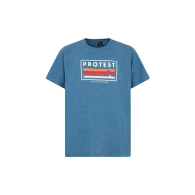 Afbeelding van Protest Marius Tshirt print voor kinderen, Maat: 128, Raku blue