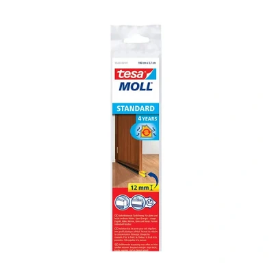 Image de tesa Moll calfeutrage bas de porte, marron, auto adhésif