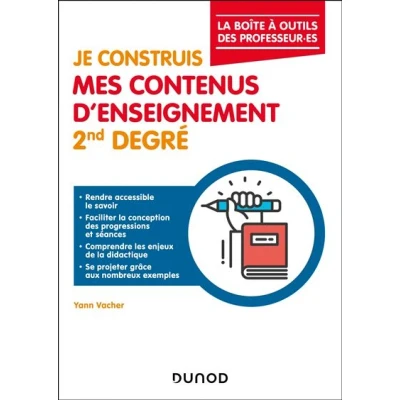 Image de Je construis mes contenus d&#039;enseignement 2nd degré