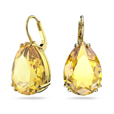 Afbeelding van Swarovski dames Millenia oorhangers met kristal in de kleur Goud